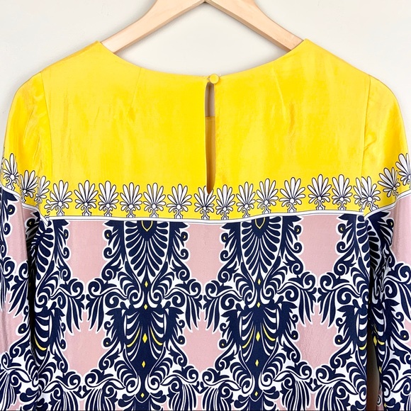 J Crew | 100% Silk Scroll Print Jules Dress - Picture 7 of 8